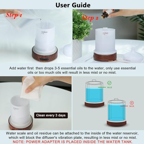 Tree LED Essential Oil Diffuser - Picture 6 of 6